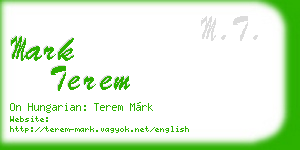 mark terem business card
